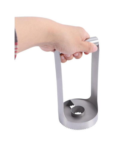 Cortador de Piña Acero Inoxidable Pokinge 17.5cm Antideslizante