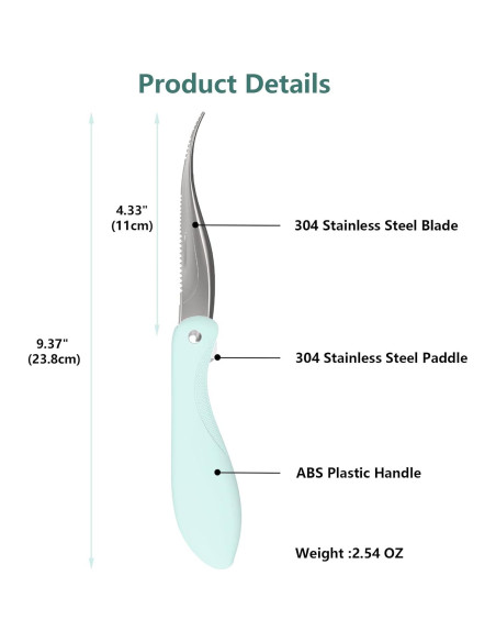 Pelador de Camarones WhiteRhino con Cuchilla de Acero Inoxidable Pelador de Camarones WhiteRhino con Cuchilla de Acero Inoxidable