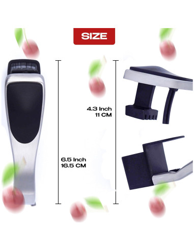 Herramienta 2 en 1 para Quitar Huesos de Cereza Genérico