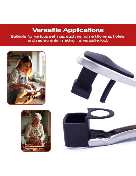 Herramienta 2 en 1 para Quitar Huesos de Cereza Genérico Herramienta 2 en 1 para Quitar Huesos de Cereza Genérico