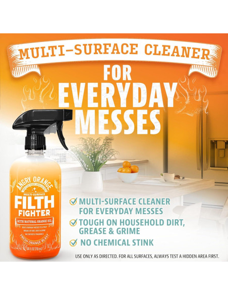Limpiador Multiusos Angry Orange 0.71 L Aroma Cítricos Limpiador Multiusos Angry Orange 0.71 L Aroma Cítricos