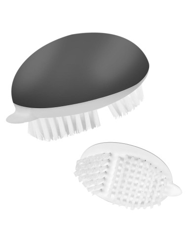 Paquete de 2 cepillos para verduras Kearning con cerdas duras