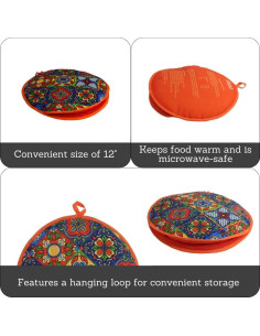 Calentador de Tortillas IMUSA 30.48 cm Talavera Microondas 2