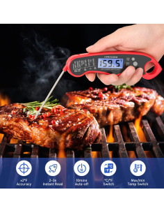 Termómetro Digital Lonicera DT126 Impermeable para Cocina y BBQ 2