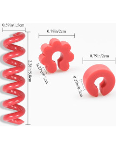 30 Marcadores de Bebida de Silicona Jolbndcv - Colores Brillantes 2