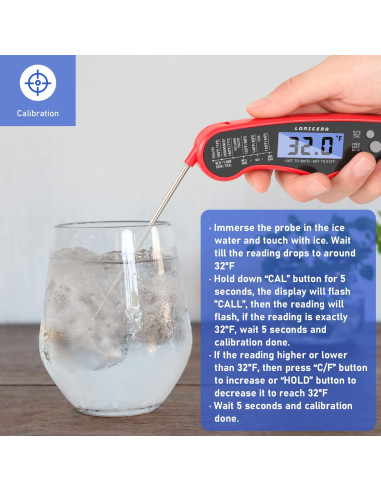 Termómetro Digital Lonicera DT126 Impermeable para Cocina y BBQ