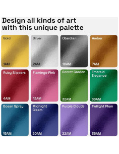 Marcadores Metálicos ARTISTRO 12 Piezas Punta Media Multicolor 2