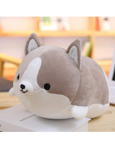 Cojín de Peluche Corgi Sofi 43.9cm Gris - Regalo Ideal 2