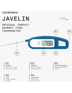 Termómetro Digital Instantáneo Lavatools Javelin Maíz 6.99 cm 2