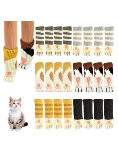 24 Calcetines para Patas de Muebles ZYGOTEE Antideslizantes