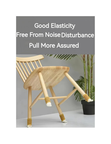 24 Calcetines para Patas de Muebles ZYGOTEE Antideslizantes