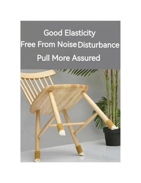 24 Calcetines para Patas de Muebles ZYGOTEE Antideslizantes