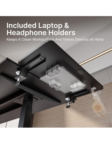 Bandeja Extensora de Escritorio PEGZONE 71.12x36.58cm Soporte Laptop