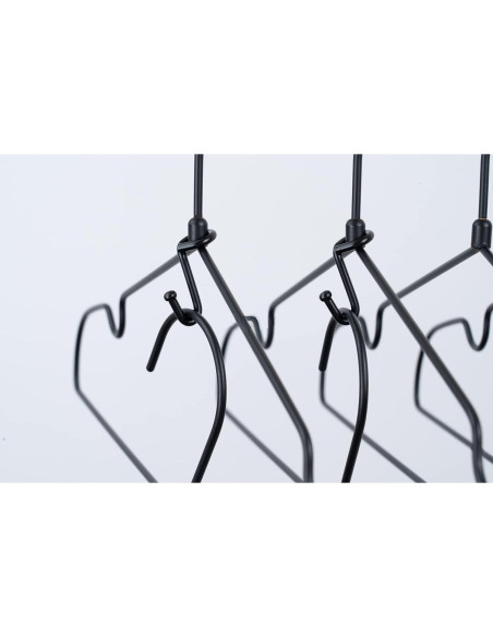 Ganchos Conectores para Perchas KOOBAY 36PCS Metal Negro Ganchos Conectores para Perchas KOOBAY 36PCS Metal Negro