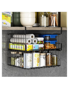 Cesta de Almacenamiento Bajo Estante Couwilson 2Pack 32cm