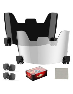 Visera de Fútbol KUBQLIG Clara y Negra - Lentes Doble Uso