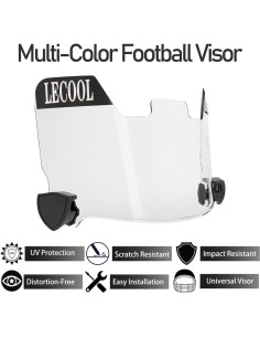 Visera de Fútbol LeCool JP para Casco Juvenil - Anti-Niebla 2