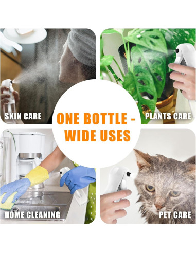 Botella Spray Continuo AMOMELA 200ml 2Pack Reutilizable