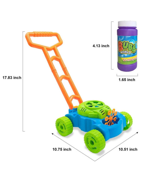 Cortacésped de Burbujas Lydaz para Niños 1-3 Años