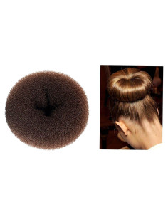 Anillo Moldeador de Moño Extra Grande Marrón 13-13.5 cm