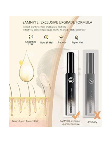 Stick Controlador de Cabello Suelto Samnyte - 18ml, Paquete de 3