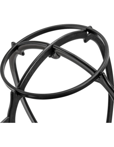 Perchas para Pelucas MANCHAP 12 Pack Soporte Negro 38.1 cm
