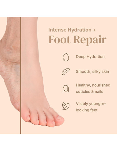 Mascarilla Exfoliante para Pies Hidratante Bayside 340g