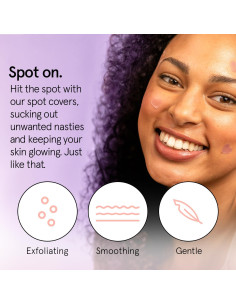 Parches para Granitos Grace & Stella - Hidrocoloides Corazón 36 Unidades 2