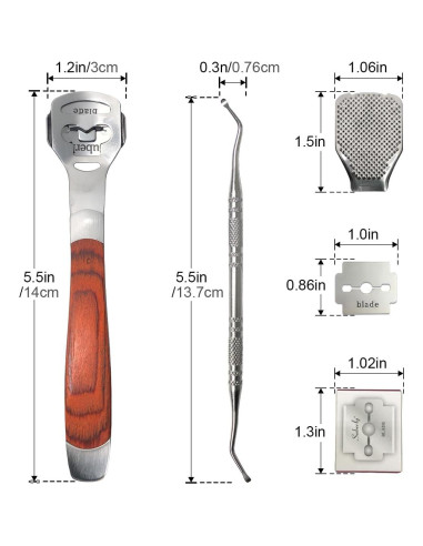 Set Raspador de Callos para Pies POQOD - 43 Piezas