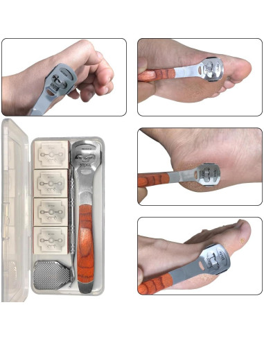 Set Raspador de Callos para Pies POQOD - 43 Piezas