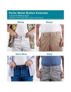 Extensores de Cintura para Pantalones YUANHANG - 16 Piezas 2