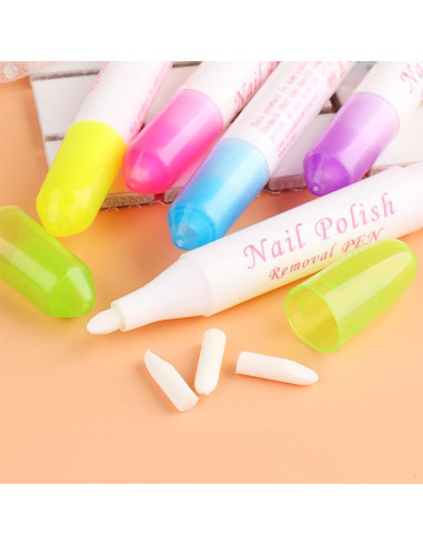 Bolígrafo Corrector de Esmalte de Uñas Zenarao - 3 Puntas Reemplazables