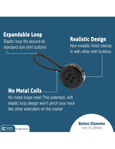 Extensores de Cuello Comfy Deluxe Unisex - Paquete de 6