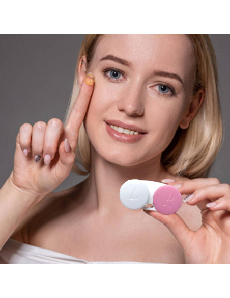 Estuche para Lentes de Contacto Erewa - 12 Piezas Colores Variados