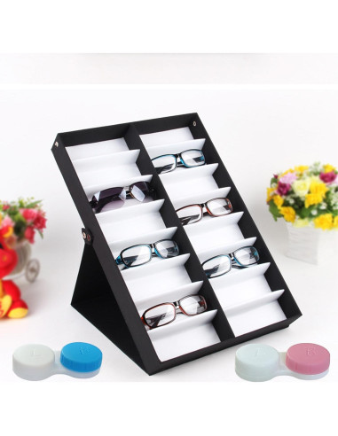 Estuche para Lentes de Contacto Erewa - 12 Piezas Colores Variados
