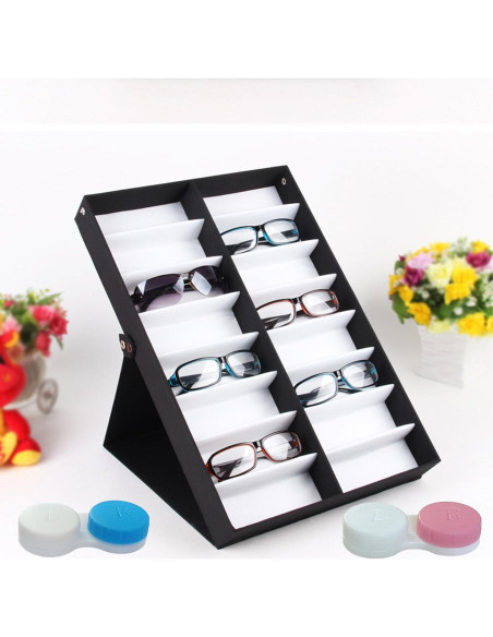 Estuche para Lentes de Contacto Erewa - 12 Piezas Colores Variados