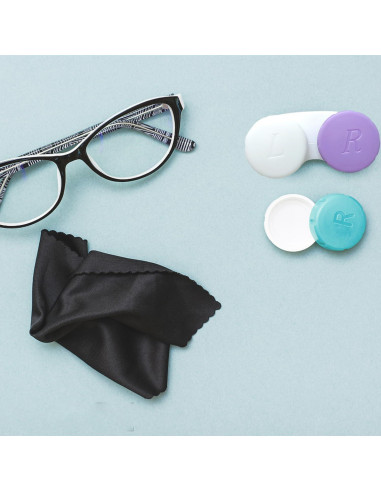 Estuche para Lentes de Contacto Erewa - 12 Piezas Colores Variados