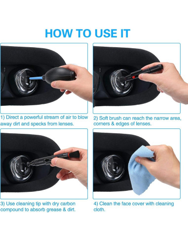 Lápiz de Limpieza de Lentes COSOOS para VR y Ópticas