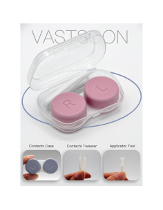 Estuche para Lentes de Contacto - Paquete de 6 Colores con Herramientas 2