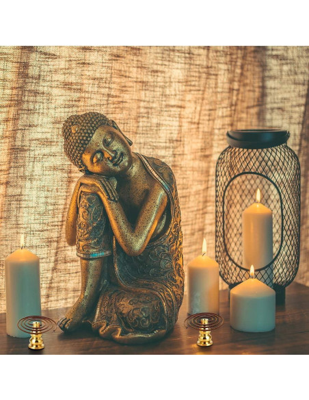 Soporte de Incienso de Cobre HOKPA - 3 Piezas Conicas Soporte de Incienso de Cobre HOKPA - 3 Piezas Conicas