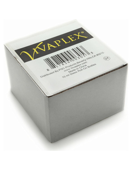 24 Botellas de Vidrio Roll On 10 ml Vivaplex con Cuentagotas