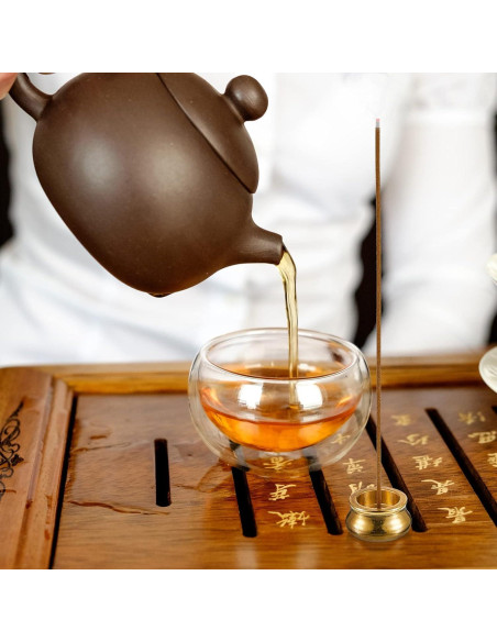 Soporte para Incienso Dorado Suclain - 6 Pcs Latón 2.4 cm Soporte para Incienso Dorado Suclain - 6 Pcs Latón 2.4 cm