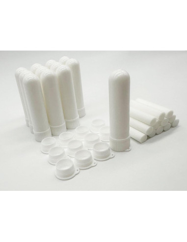 Juego de 12 Inhaladores Nasales ZIOJOVK + 2 Cuentagotas