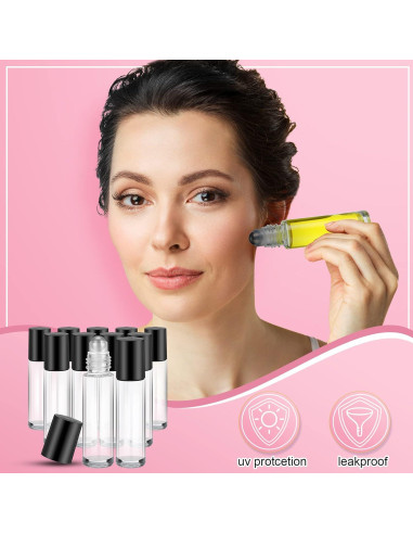 96 Botellas de Rodillo de Aceite Esencial 10ml SEEWEY A Prueba de Fugas