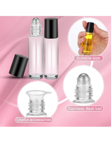 96 Botellas de Rodillo de Aceite Esencial 10ml SEEWEY A Prueba de Fugas