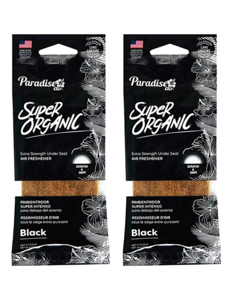 Ambientador de Coche Orgánico AllTopBargains Negro 2 Pcs Ambientador de Coche Orgánico AllTopBargains Negro 2 Pcs