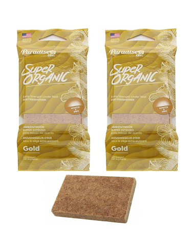Ambientador para automóvil Genérico Gold 2 Piezas Aroma Dulce