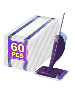 Repuesto de Almohadilla Desechable Wet Jet YHOVID - 60 Piezas