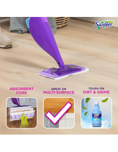 Almohadillas de Fregona Swiffer WetJet 24 Unidades Multi Superficie 2