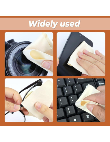 Set de 30 Paños de Chamois DLOnline 7.87x11.94 cm